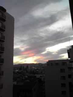 今日の夕刻