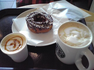 スタバの。