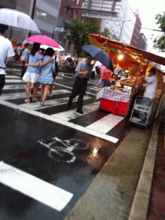 雨の祇園まつり