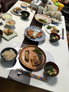 今日は和食