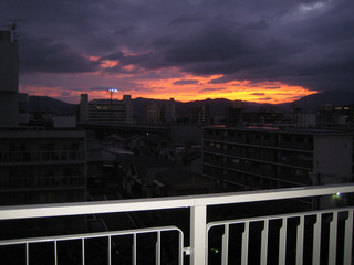 キレーな、夕焼け。