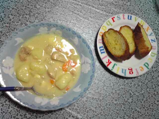 晩飯担当。
