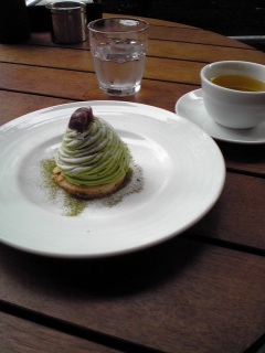 抹茶モンブラン。
