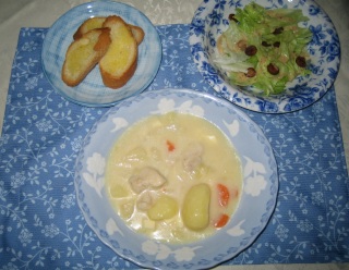 晩飯担