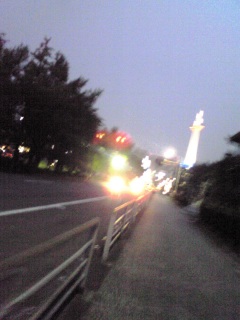 帰り道。